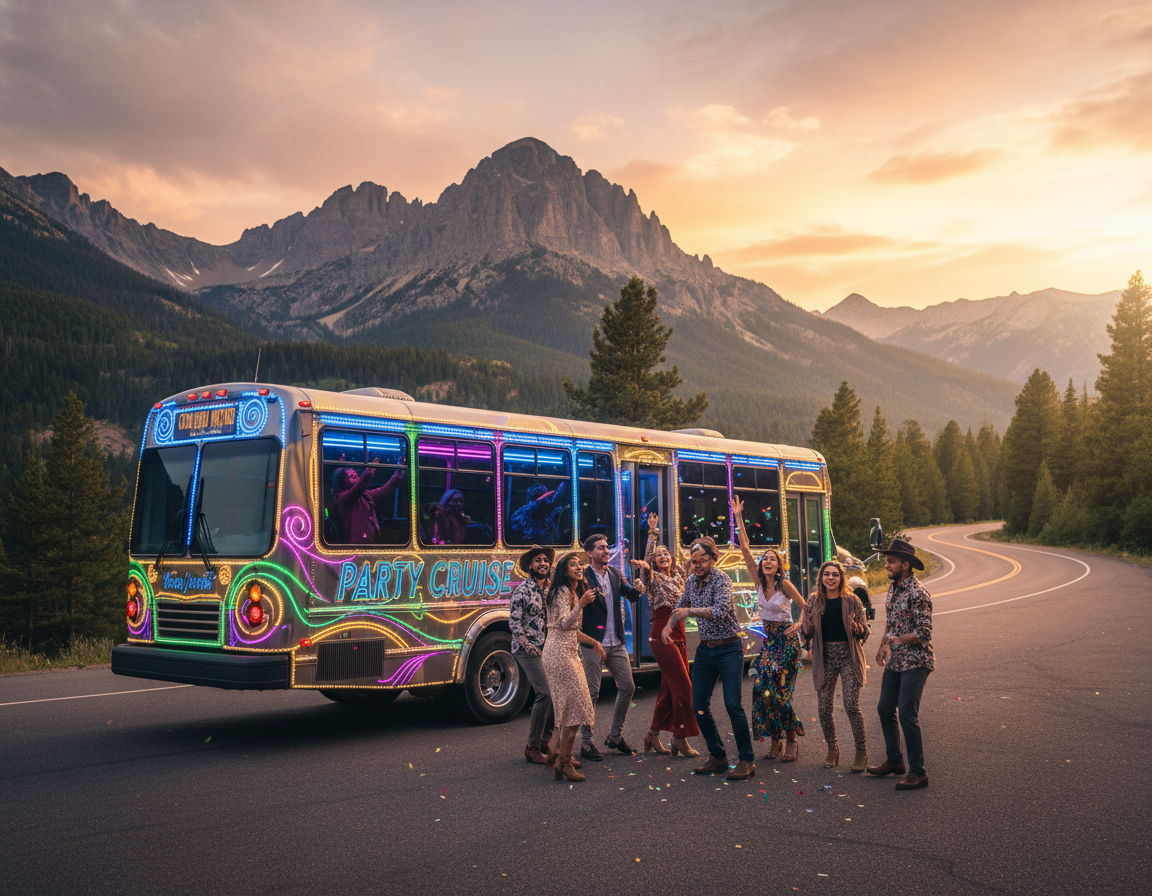 Littleton party bus and bus charter
